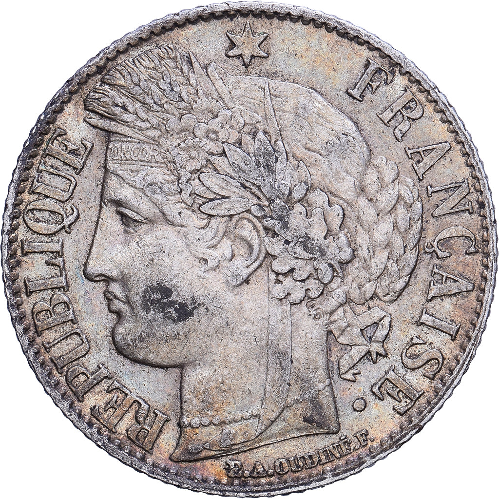 Francia, Franc, Cérès, 1888, Paris, Plata, MBC+, KM:822.1
