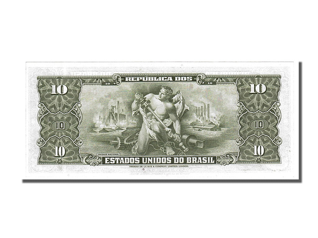Banknote, Brazil, 1 Centavo on 10 Cruzeiros, 1966, UNC(65-70)