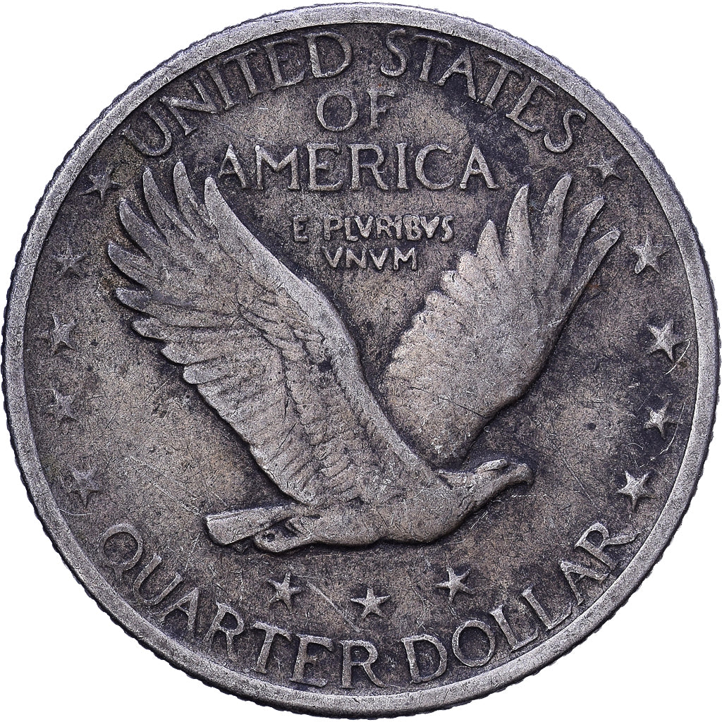 Vereinigte Staaten, Standing Liberty Quarter, 1918, Philadelphia, Silber, S