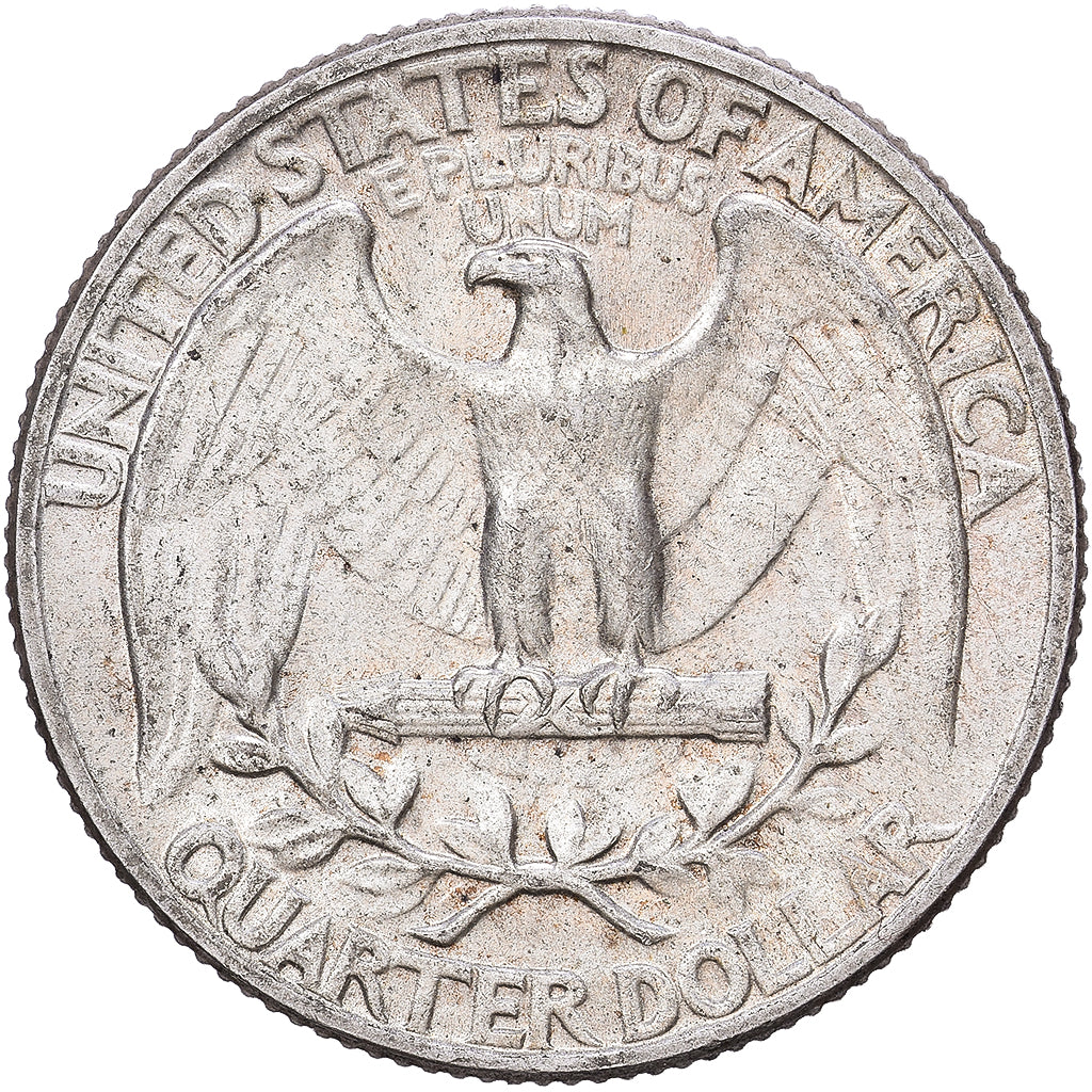 Verenigde Staten, Quarter, Washington, 1942, Philadelphia, Zilver, ZF+, KM:164