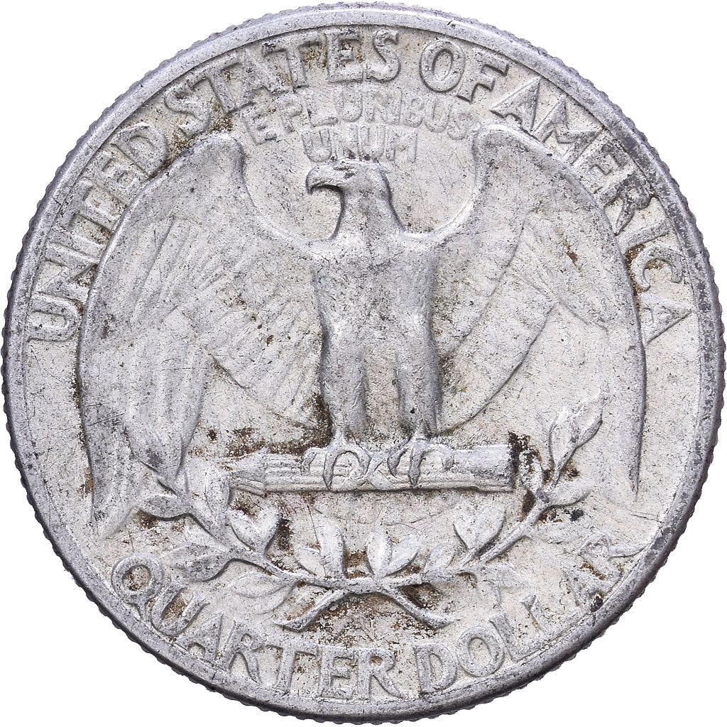 United States, Quarter, Washington, 1943, Philadelphia, Silver, EF(40-45)