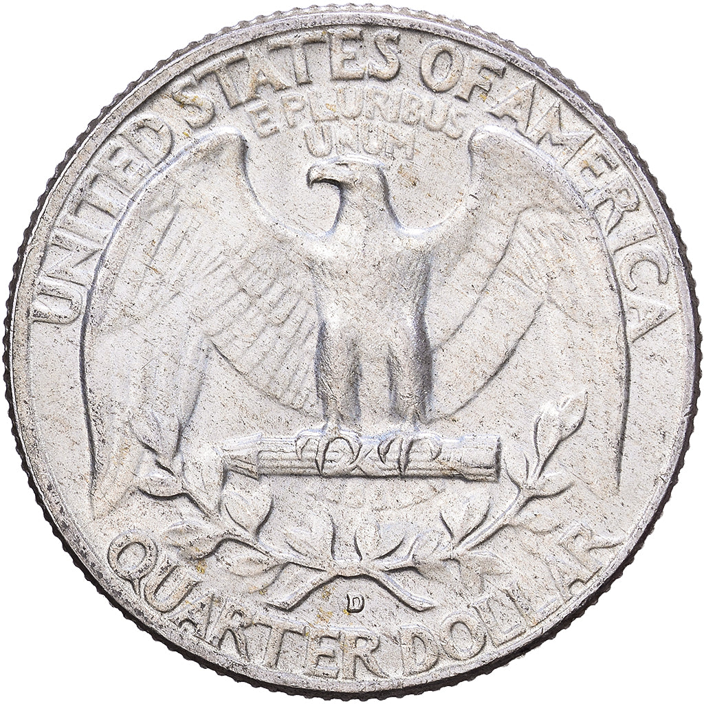 USA, Quarter, Washington Quarter, 1962, Denver, Srebro, MS(60-62), KM:164