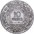 Morocco, Mohammed V, 10 Francs, AH 1352/1933, Paris, Silver, VF(30-35)