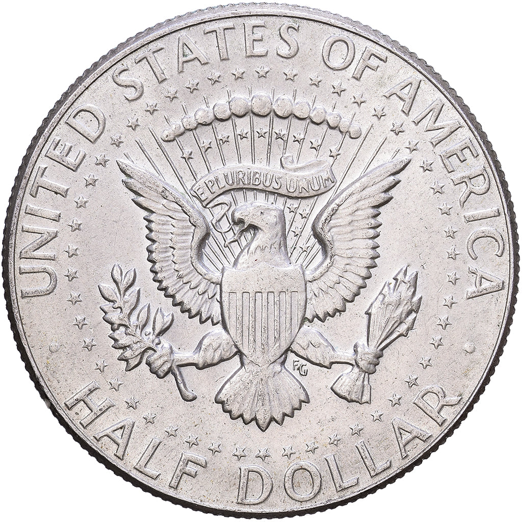 Estados Unidos da América, Half Dollar, 1969, Denver, Prata, MS(60-62), KM:202a