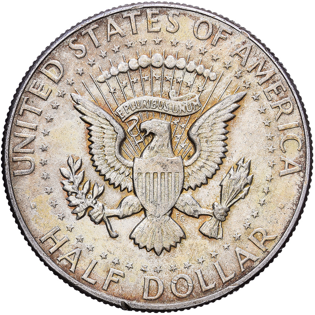 Estados Unidos da América, Half Dollar, Kennedy Half Dollar, 1968, Denver