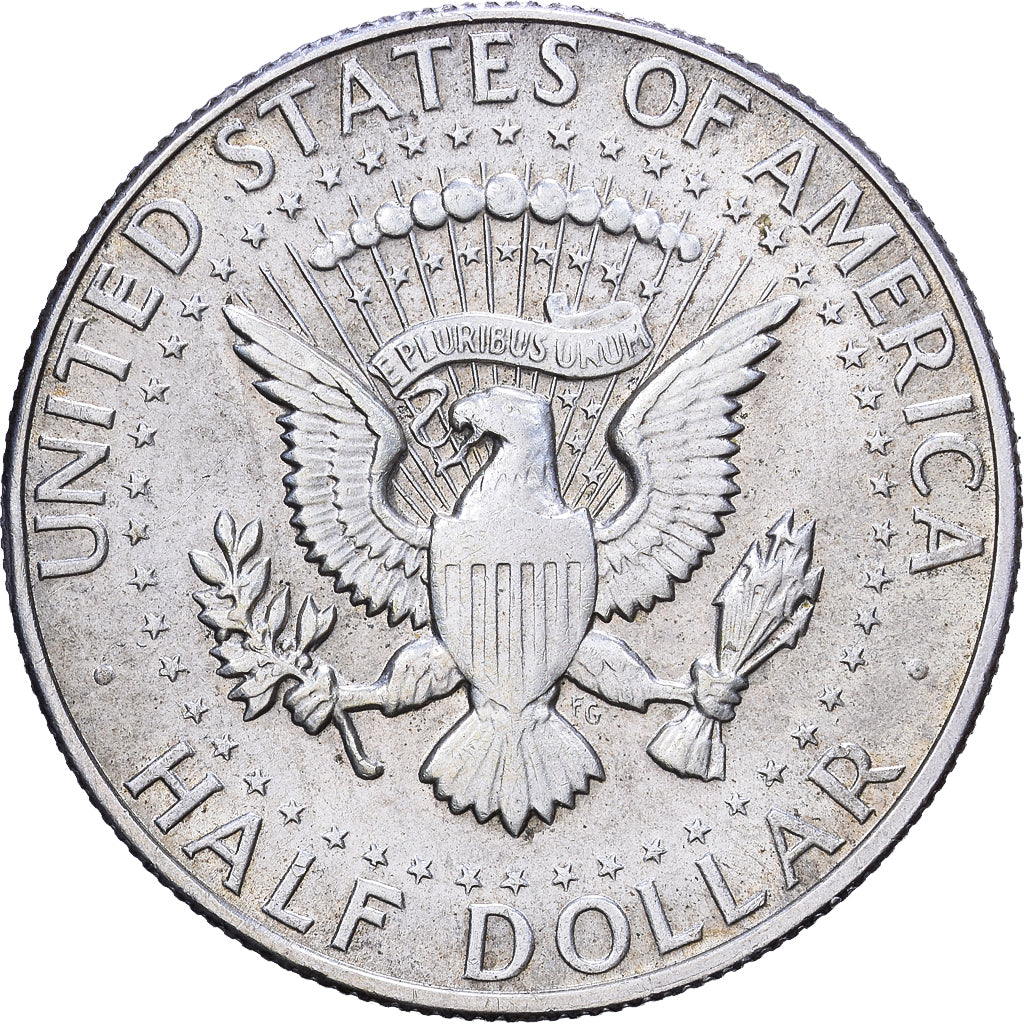 Estados Unidos da América, Half Dollar, Kennedy Half Dollar, 1968, Denver