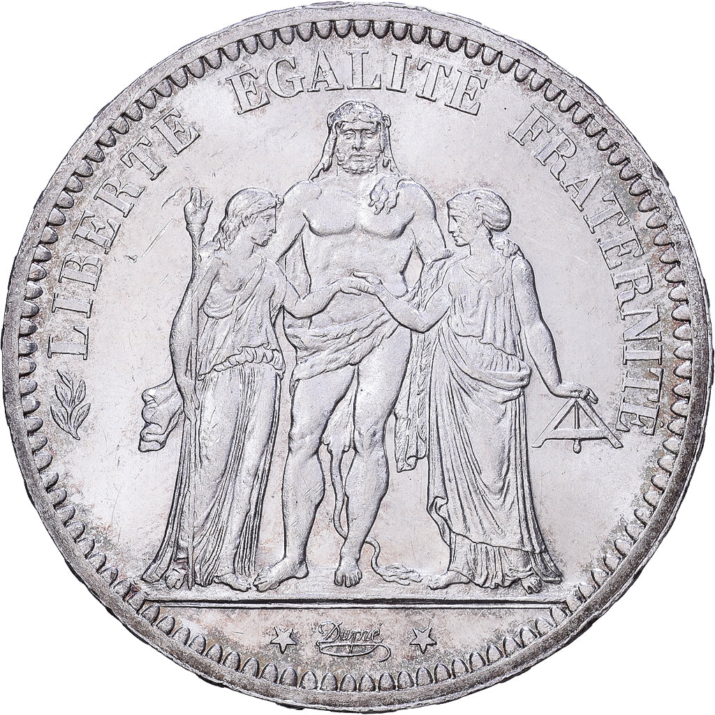 France, Hercule, 5 Francs, 1873, Paris, TTB+, Argent, Gadoury:745a, KM:820.1