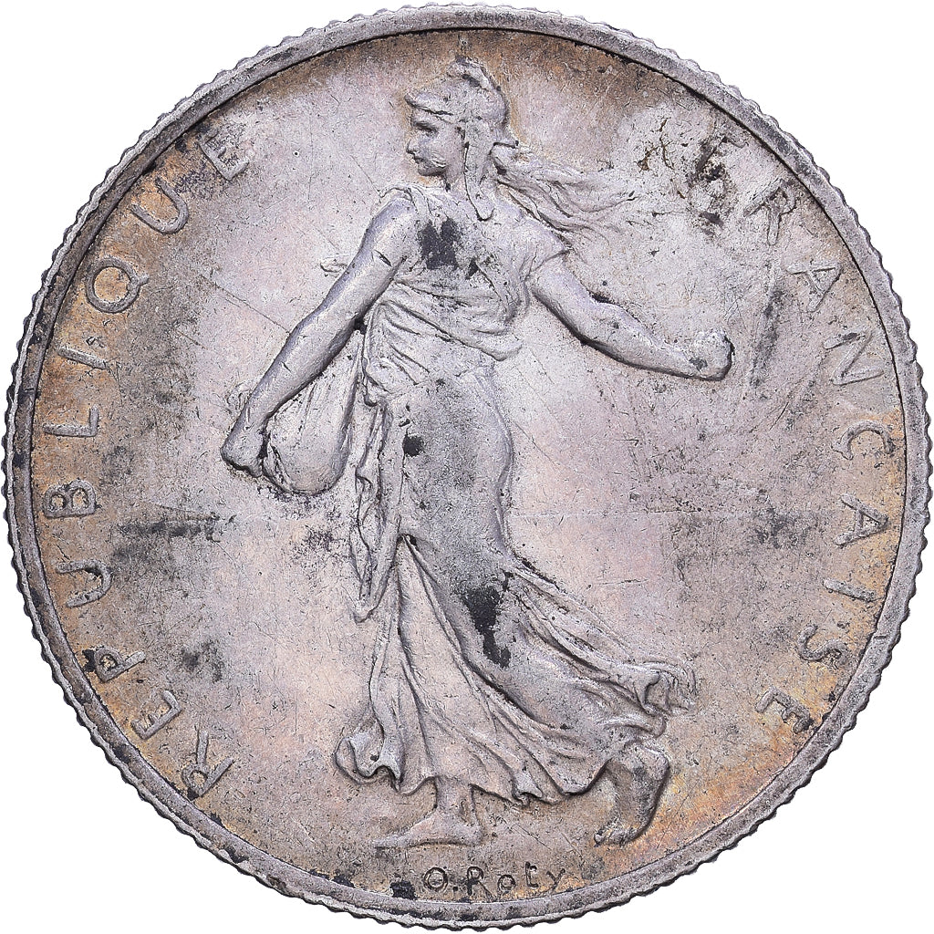 France, 2 Francs, Semeuse, 1902, Paris, Silver, EF(40-45), Gadoury:532