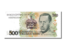Geldschein, Brasilien, 500 Cruzeiros on 500 Cruzados Novos, 1990, UNZ