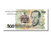 Geldschein, Brasilien, 500 Cruzeiros on 500 Cruzados Novos, 1990, UNZ