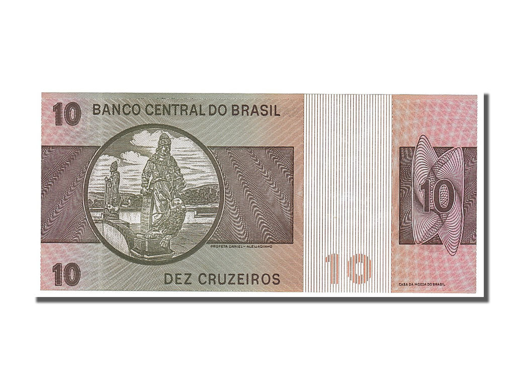 Banknote, Brazil, 10 Cruzeiros, 1974, UNC(65-70)