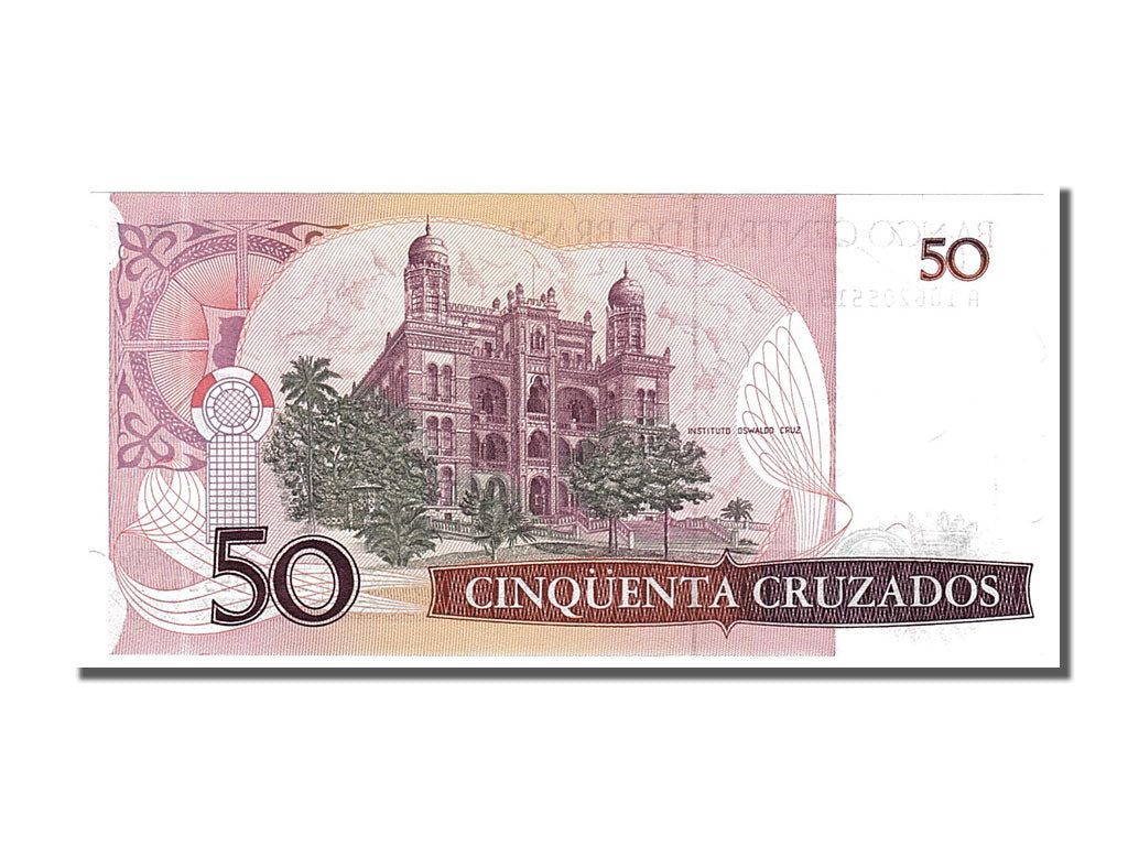 Banknote, Brazil, 50 Cruzados, 1986, UNC(65-70)