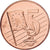 Latvia, Medal, 5 C, Essai-Trial, 2003, MS(65-70), Copper