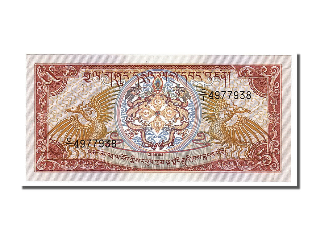 Banknote, Bhutan, 5 Ngultrum, 1985, UNC(65-70)