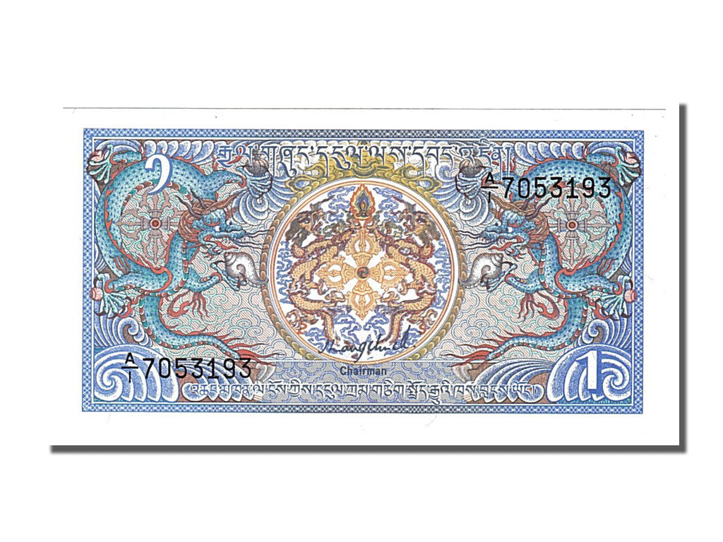 Banknote, Bhutan, 1 Ngultrum, 1986, UNC(65-70)