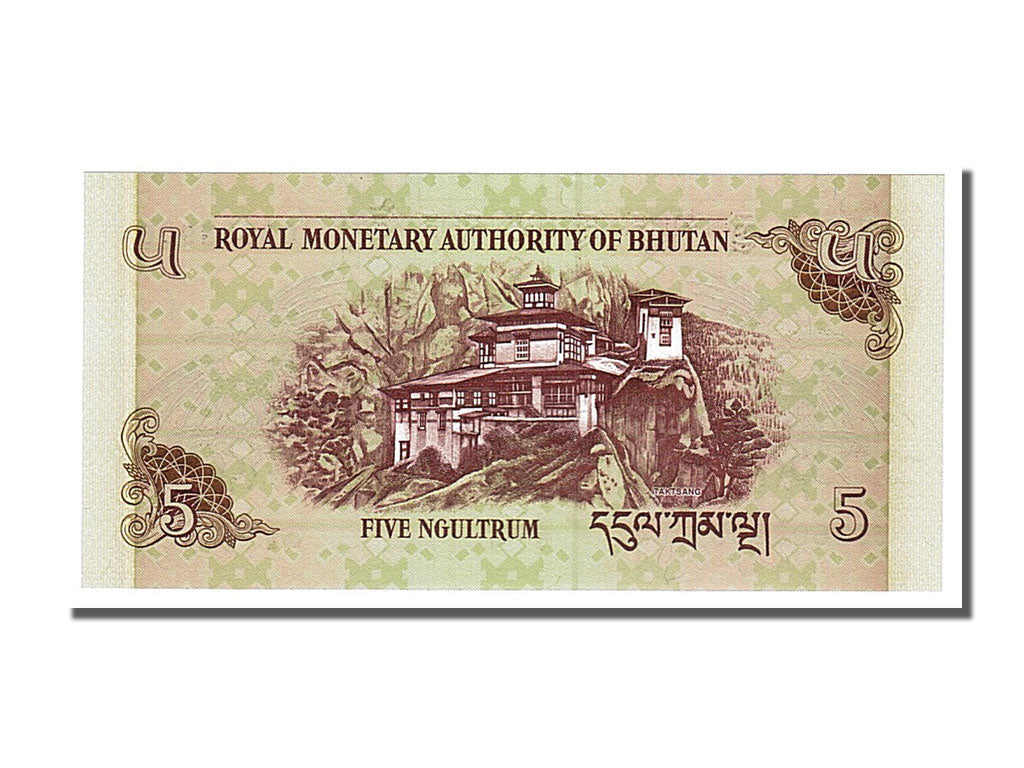Banknote, Bhutan, 5 Ngultrum, 2006, UNC(65-70)