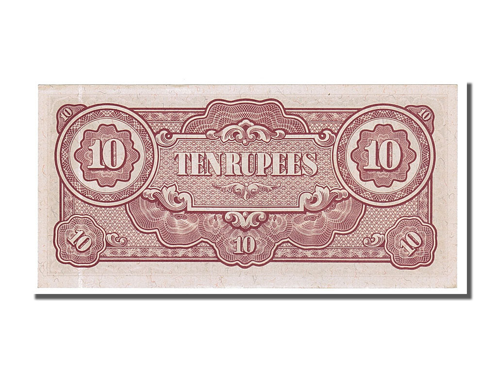 Banconote, Birmania, 10 Rupees, 1942, FDS