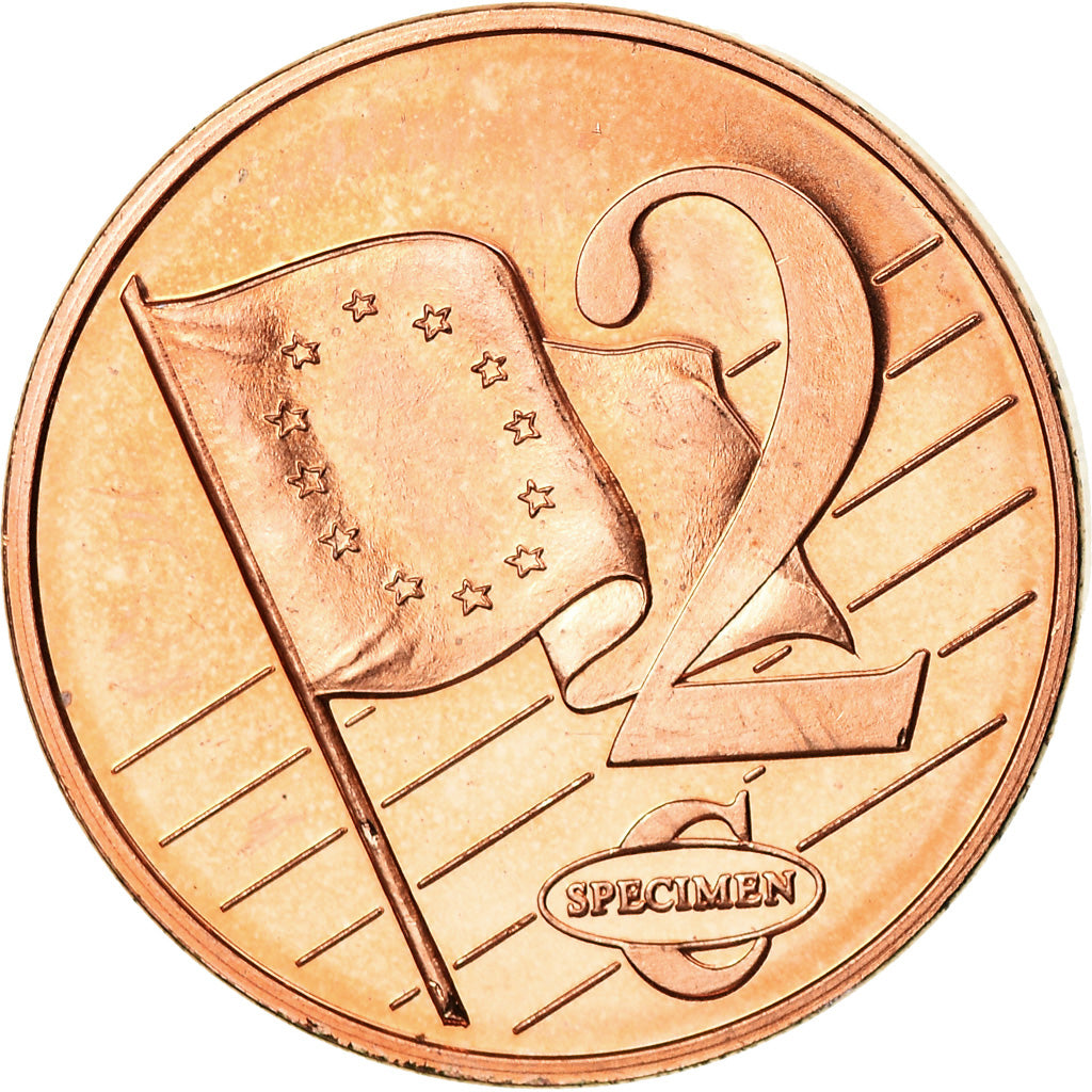 Romania, Medal, 2 C, Essai Trial, 2003, MS(65-70), Copper