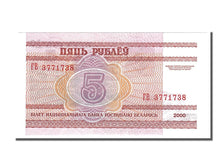 Banknote, Belarus, 5 Rublei, 2000, UNC(65-70)