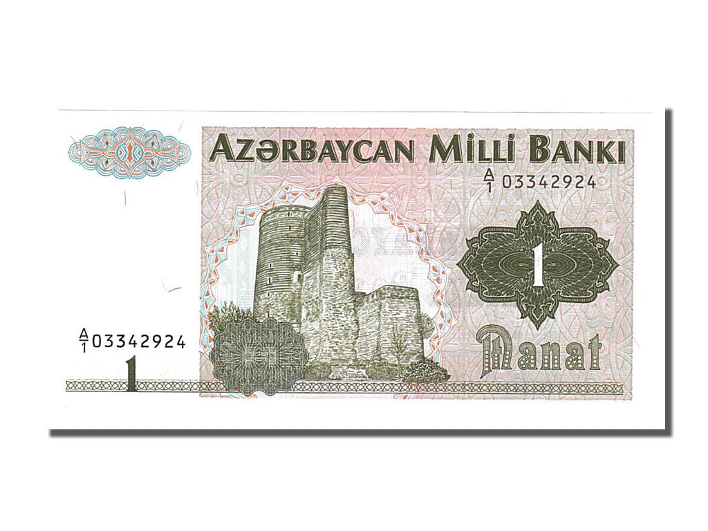 Banconote, Azerbaigian, 1 Manat, 1992, FDS