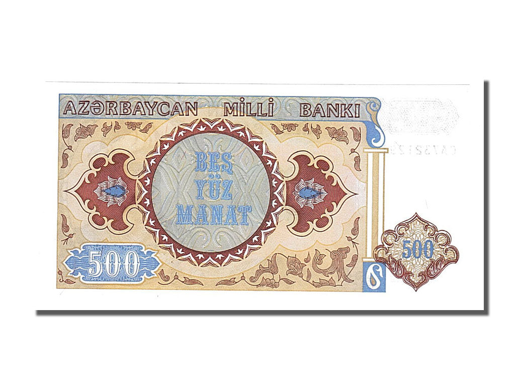 Banconote, Azerbaigian, 500 Manat, 1993, FDS