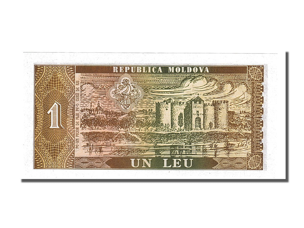 Geldschein, Moldova, 1 Leu, 1992, UNZ