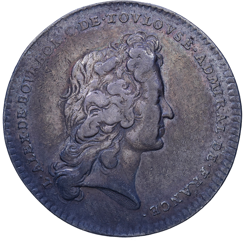 Francia, zeton, Marine, Louis-Alexandre de Bourbon, 1695, Plata, MBC