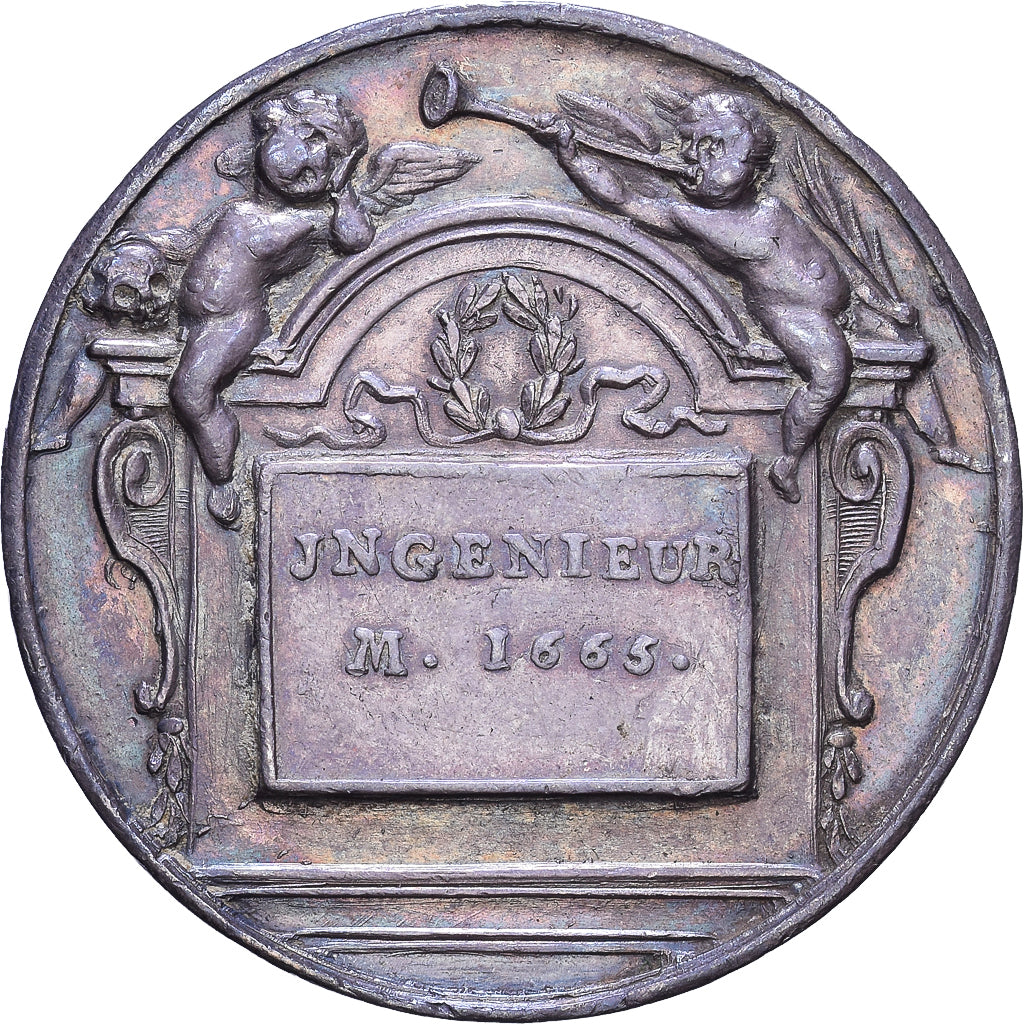 Frankrijk, Token, Comte Blaise François Pagan, Zilver, Dassier, Les Hommes