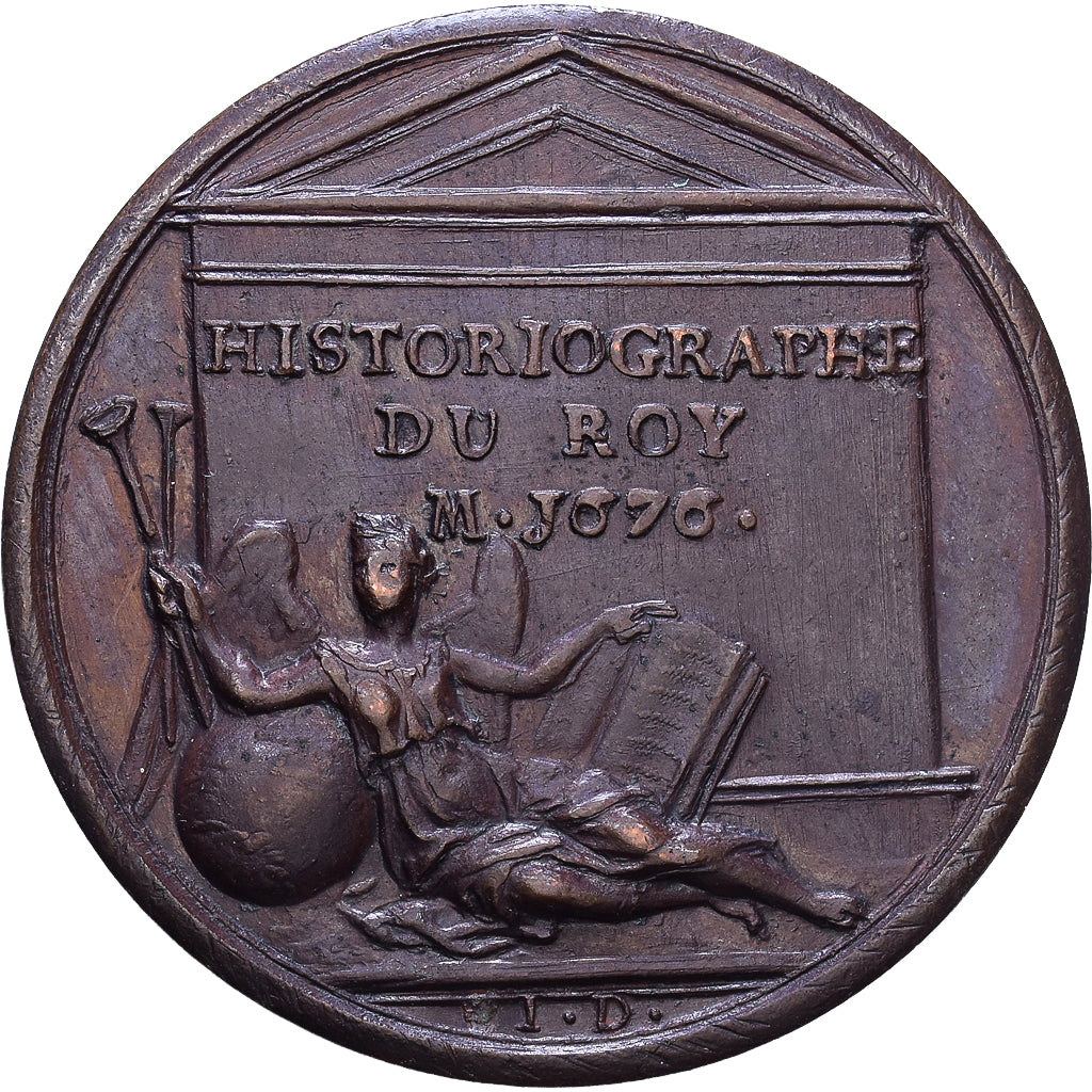 France, Token, Adrien Valois, Copper, Dassier, Les Hommes illustres, AU(55-58)