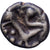 Gaul, Remi, 1/4 statère aux segments, ca. 80-50 BC, Electrum, VF(20-25)