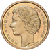 Frankreich, 20 Centimes, Essai de Robert, 1961, Paris, Aluminum-Bronze, UNZ