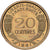 Francja, 20 Centimes, Essai de Cochet, 1961, Paris, Aluminium-Brąz, MS(63)