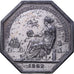 França, medalha, Chambre de Commerce de Bordeaux, 1962, Prata, AU(55-58)
