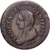 Papal States, Pius VI, 5 Baiocchi, 1797, Rome, Cobre, MBC, KM:1245