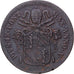Papal States, Pius IX, 1 Baiocco, 1851, Rome, Cobre, EF(40-45), KM:1345