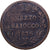 Papal States, Gregory XVI, Mezzo (1/2) Baiocco, 1836, Bologna, Copper