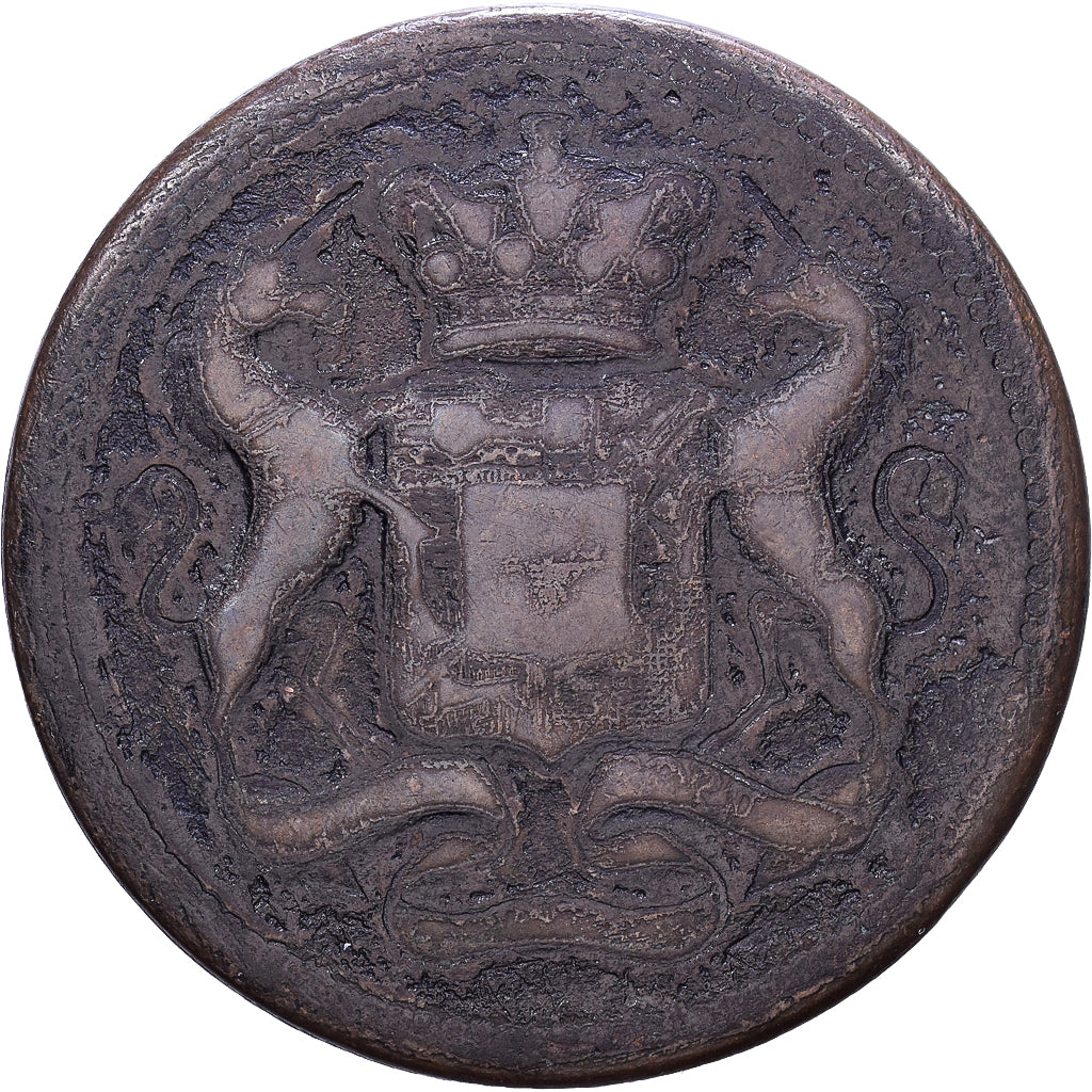 Reino Unido, 1 Penny, Cornouailles, Cornish Mines, 1812, Cobre, BC+