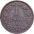 Áustria, Franz Joseph I, 1 Kreuzer, 1861, Kremnica, Cobre, AU(55-58), KM:2186
