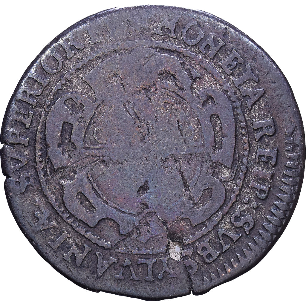 Obwalden, 1/2 Batzen, 1726, Obwald, Bilon, VF(20-25), KM:15