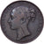 Reino Unido, Victoria, 1 Farthing, 1845, London, Cobre, BC+, KM:725