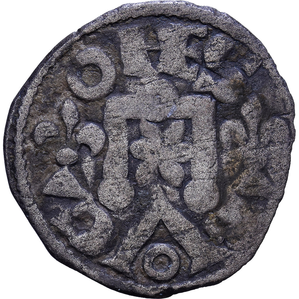 County of Vendôme, Bouchard VI, Obol, 1315-1320, Vendôme, Billon, FR+