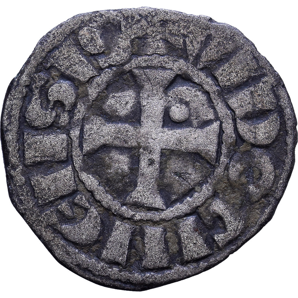 County of Vendôme, Bouchard VI, Obol, 1315-1320, Vendôme, Billon, FR+