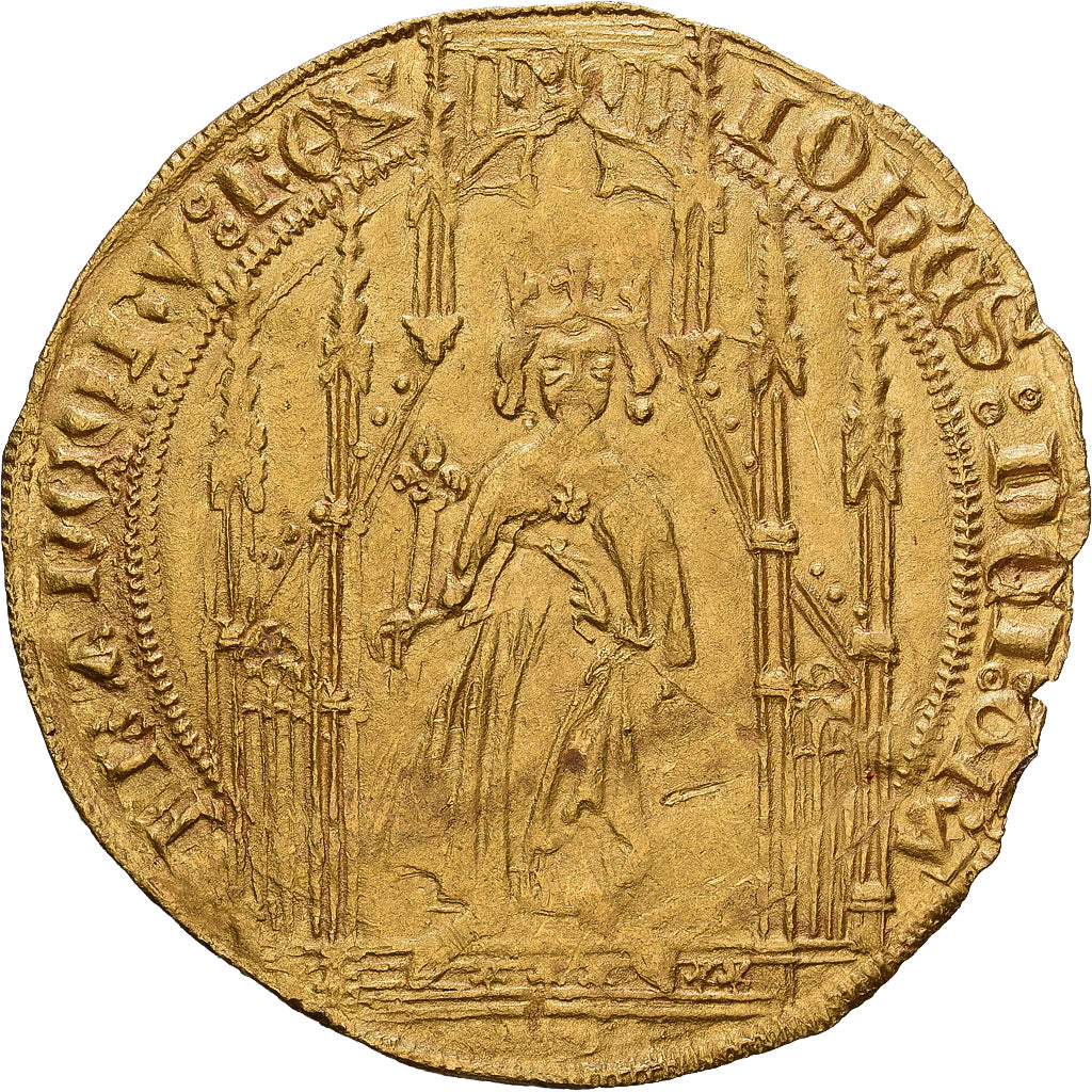 Frankrijk, Jean II le Bon, Royal d'or, 1358, Goud, ZF, Duplessy:293