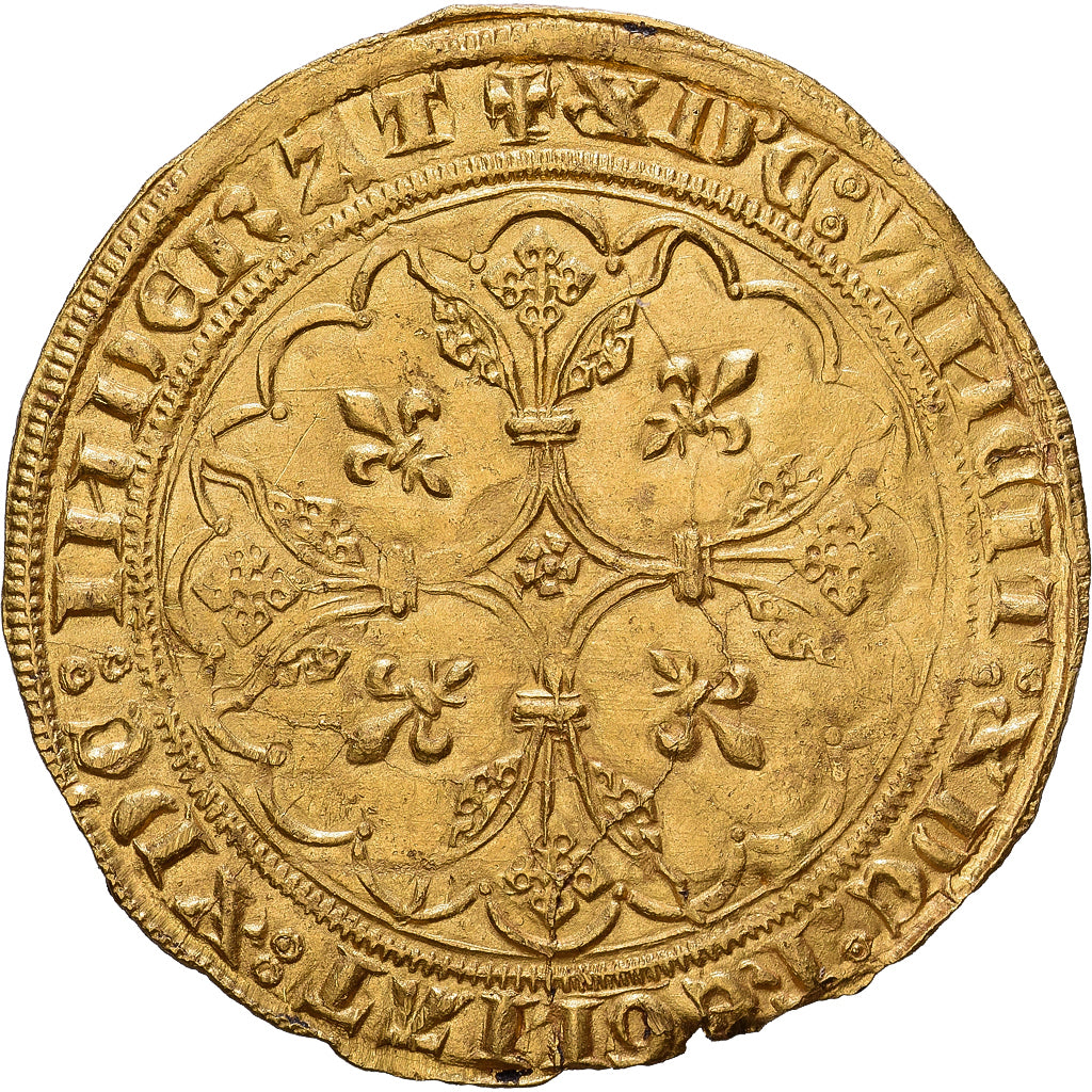 Frankrijk, Jean II le Bon, Royal d'or, 1358, Goud, ZF, Duplessy:293