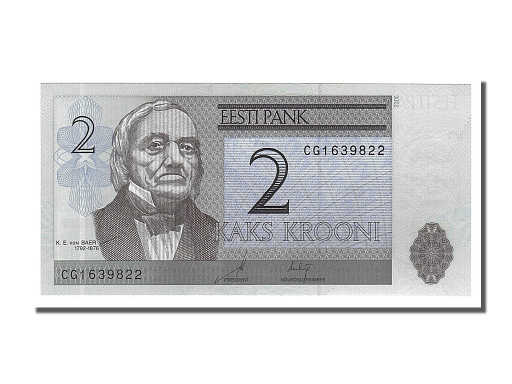 Billet, Estonia, 2 Krooni, 2006, NEUF