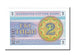 Banconote, Kazakistan, 2 Tyin, 1993, FDS
