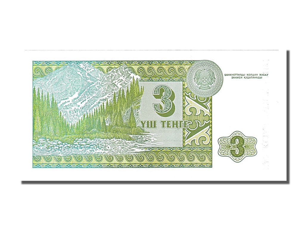 Banknot, Kazachstan, 3 Tenge, 1993, UNC(65-70)