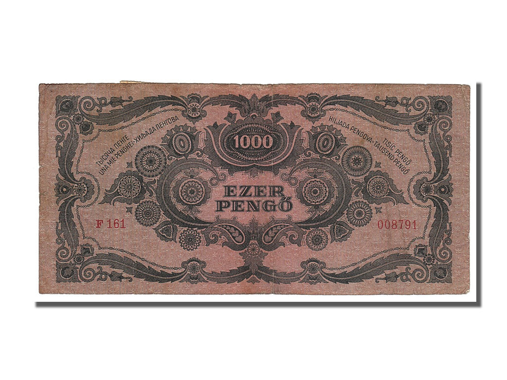 Banknote, Hungary, 1000 Pengö, 1945, 1945-07-15, VF(30-35)