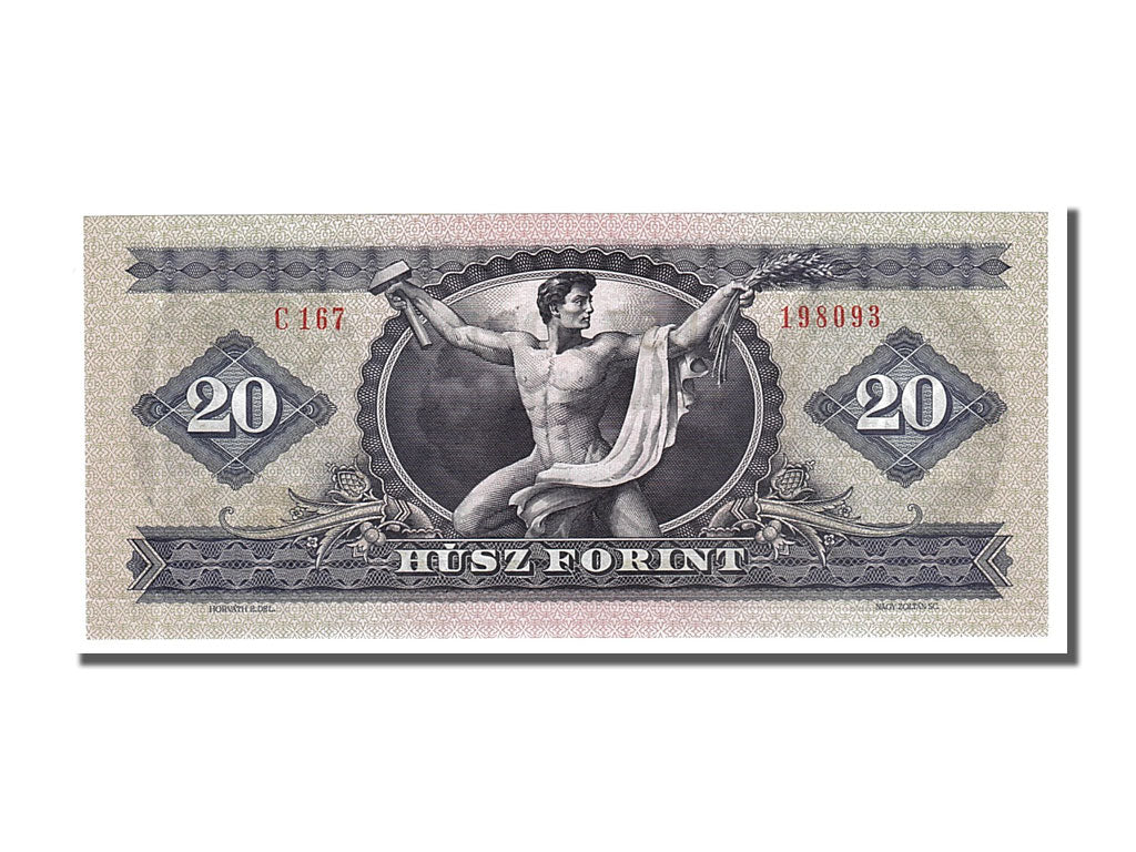 Banknote, Hungary, 20 Forint, 1975, 1975-10-28, UNC(65-70)