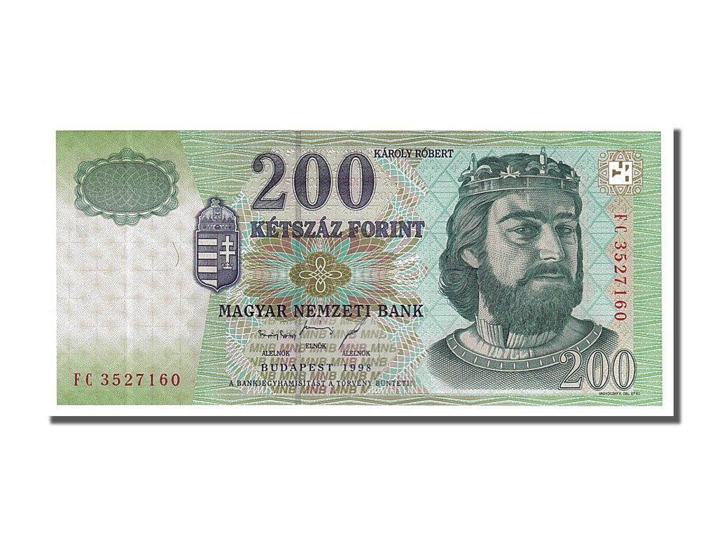 Billete, 200 Forint, 1998, Hungría, UNC